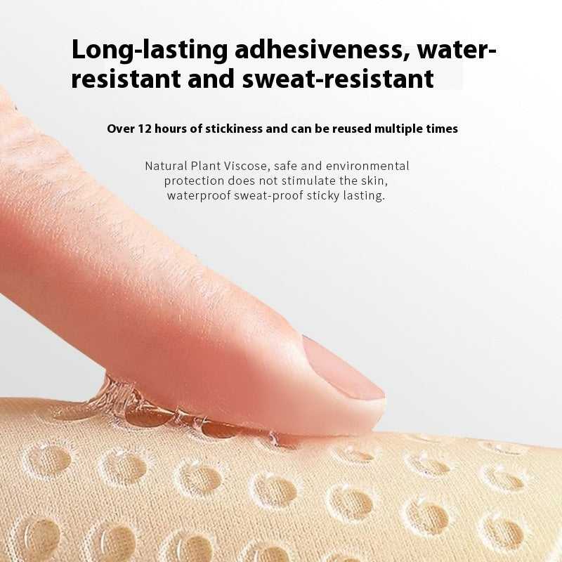 Mango Chest Paste Solid Color Mesh Brest Pads - Nipple Covers