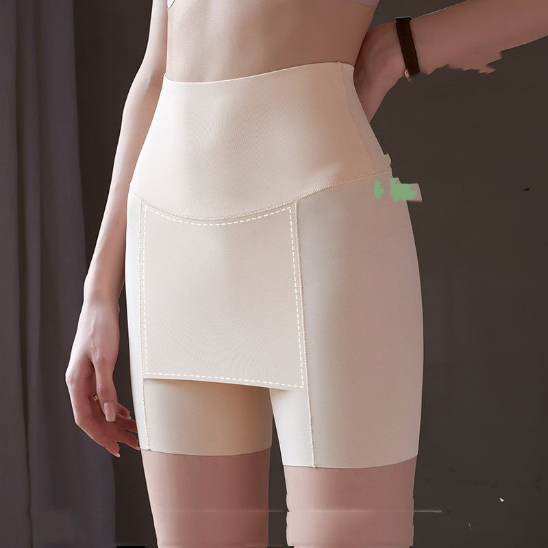 High Waist Belly Covering Triangle Area Anti-wardrobe Malfunction Pants