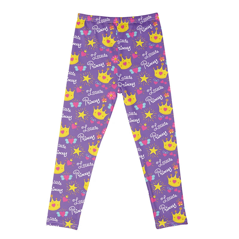 Girls Leggings Spring Summer Cartoon Bat Pumpkin Print Skinny Pants Girls Pencil Pants Kids Trousers Children Halloween Clothes