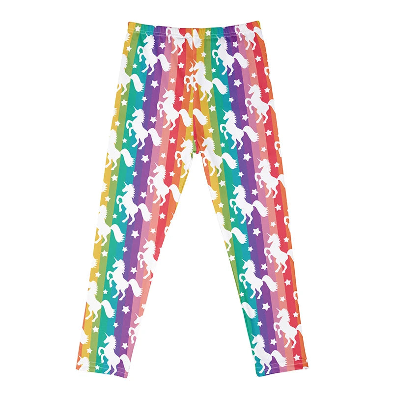 Girls Leggings Spring Summer Cartoon Bat Pumpkin Print Skinny Pants Girls Pencil Pants Kids Trousers Children Halloween Clothes