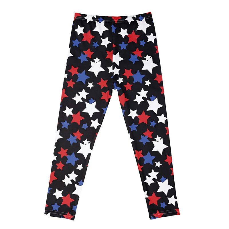 Girls Leggings Spring Summer Cartoon Bat Pumpkin Print Skinny Pants Girls Pencil Pants Kids Trousers Children Halloween Clothes