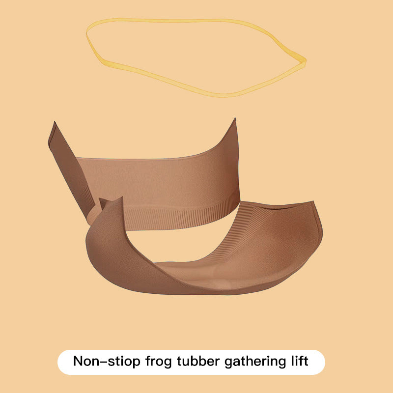 Plus Size Non-slip Silicone Push Up Bra Strapless Wireless Bandeau